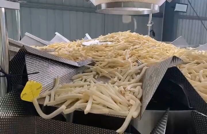 Multihead Frozen French Fries Packaging Machine